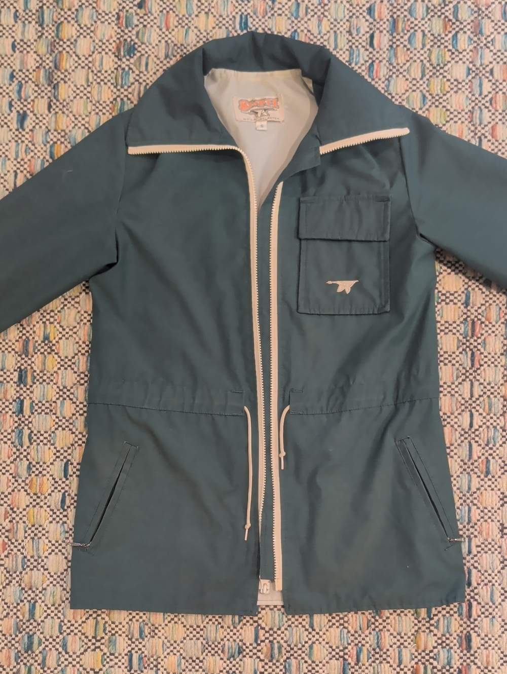 Teal Lightweight Zip-Front Women's Jacket